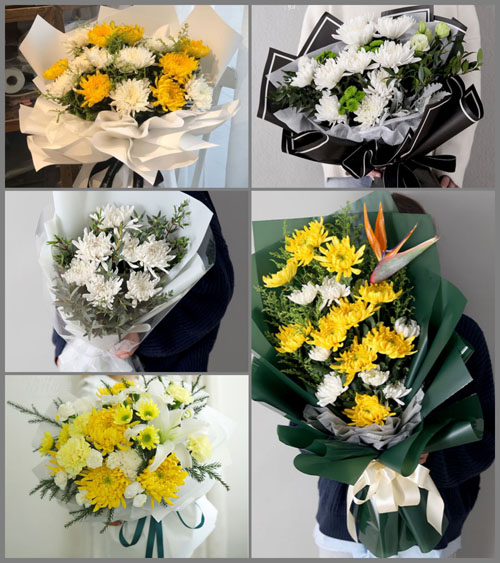 四川成都金堂县广兴镇桂花湾村白事花束代送